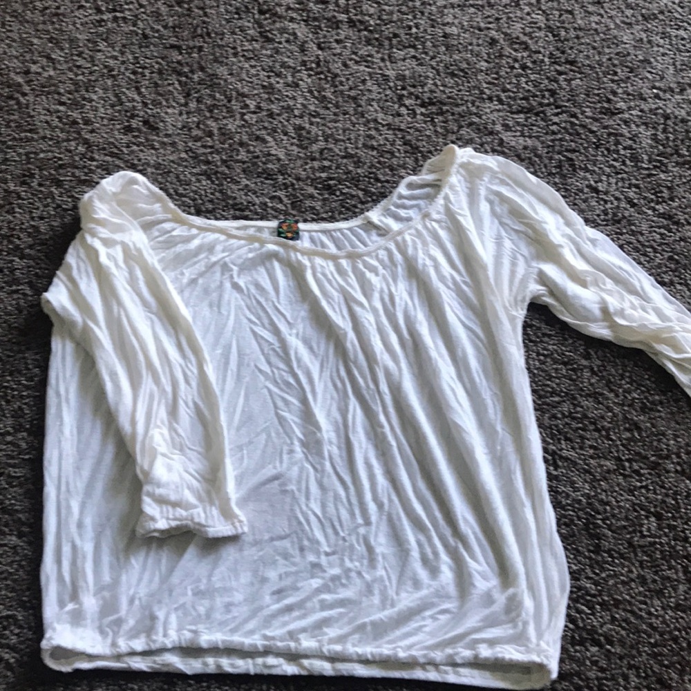 White Crop Top